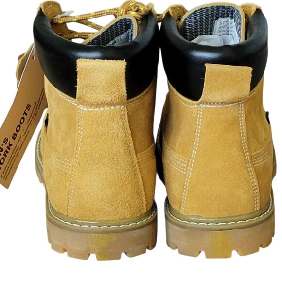 Old Mill Genuine Suede Leather Work Boots Men's Size 11 New in Box - Picture 6 of 9